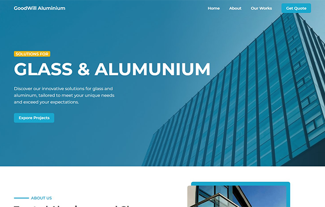 An image of the Goodwill Alumnium project.